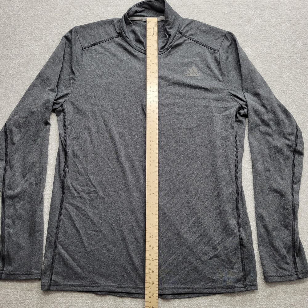 Adidas Men's Medium Running Fleece 1/4 Zip Pullover Jacket Sweatshirt - Picture 3 of 9